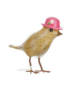 DCUK Garden Birds with Floral Hat-Shocking Pink
